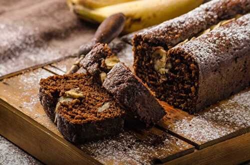 Pain aux bananes chocolat et noix au Thermomix : le cake délicieux !
