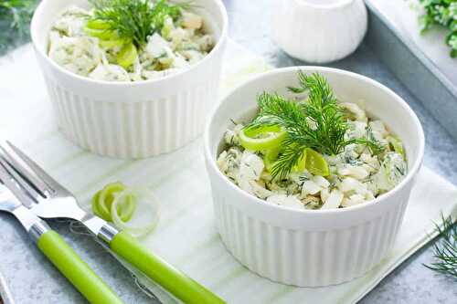 Salade de poireaux et oeufs : un repas léger et rafraîchissant !