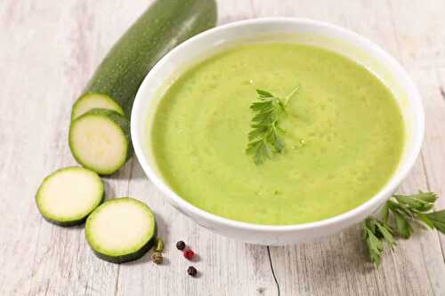 Velouté de courgettes au Kiri : une entrée légère parfaite !