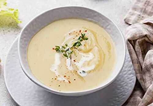 Potage au chou fleur facile et rapide : la soupe du dîner !