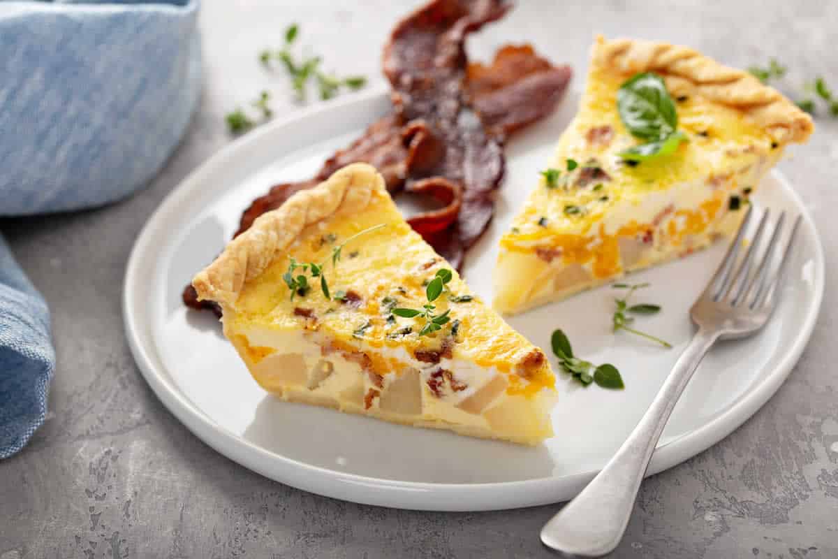 Quiche aux pommes de terre et bacon : copieuse et savoureuse !