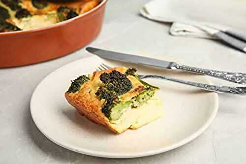 Tarte sans pâte au brocoli : une quiche savoureuse !
