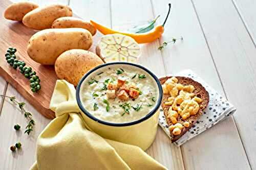 Velouté de pommes de terre : la soupe réconfortante !