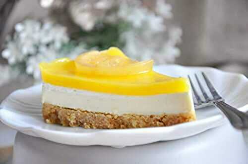 Cheesecake au citron : le meilleur dessert au citron sans cuisson.