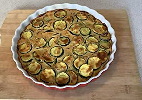 Scarpaccia de courgettes : un plat savoureux de la cuisine italienne.