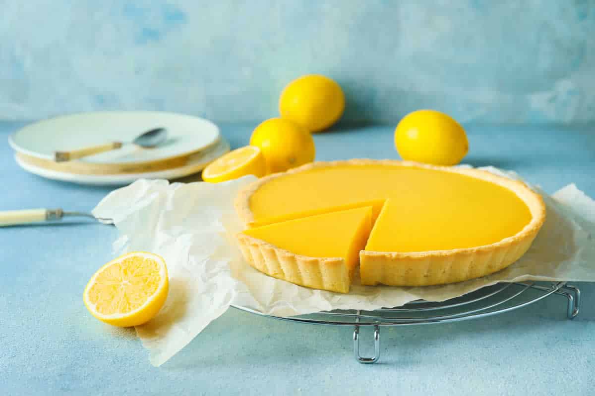Tarte au citron sans meringue :  Cette délicieuse gâterie est seulement délicieuse.