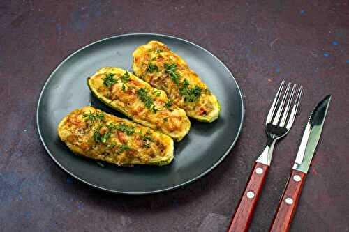 Courgettes farcies aux aubergines au four : un délicieux plat