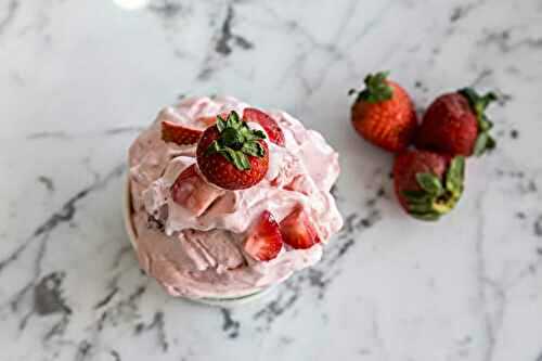 Mousse de fraises au mascarpone : un dessert léger et super bon
