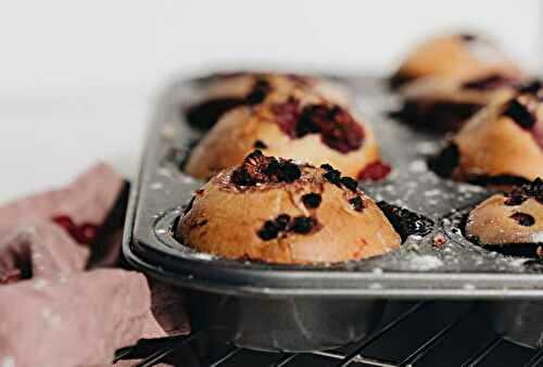 Muffins aux cerises moelleux : Ces délicieux muffins sont faciles à préparer.