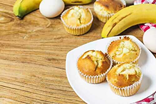 Muffins moelleux à la banane : un délice léger et doux
