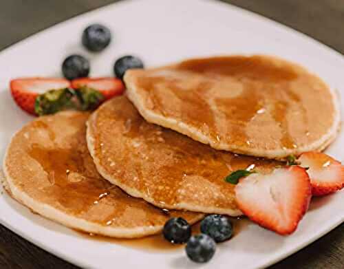 Pancakes moelleux : un délice léger, aéré avec un goût délicieux