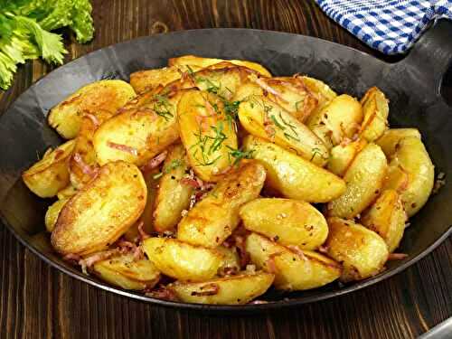 Pommes de terre rôties au four : un accompagnement idéal.