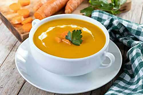 Soupe veloutée à la carotte : simple et riche en goût
