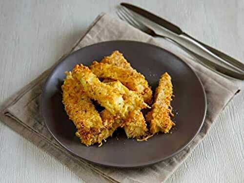 Bâtonnets de courgettes panés au parmesan : savoureux et croustillants