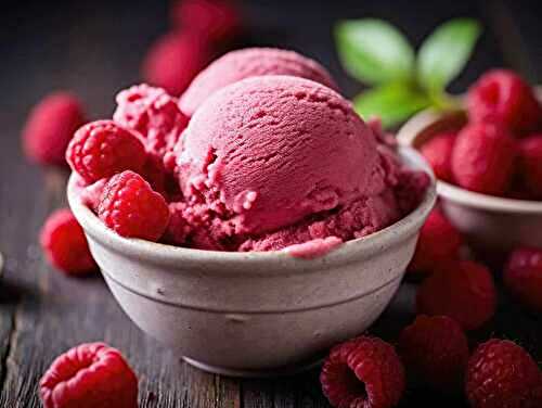 Glace à la framboise sans sorbetière : la recette la plus facile