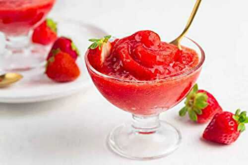 Granité de fraises : un dessert italien rafraîchissant et délicieux