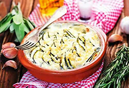 Gratin courgette fromage blanc : un plat sain et savoureux