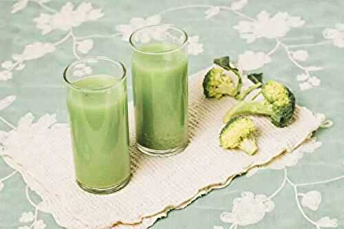 Smoothie vert au brocoli : une boisson détox savoureuse et nutritive