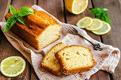 Cake au citron moelleux et fondant : un gâteau léger et aéré