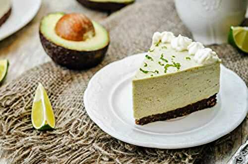 Cheese cake avocat citron vert : dessert super bon et savoureux