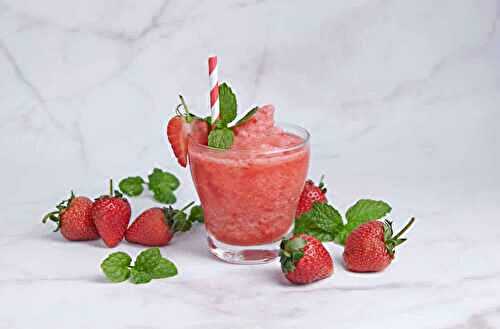 Comment on fait du granité de fraises ? un dessert délicieux et rafraîchissant