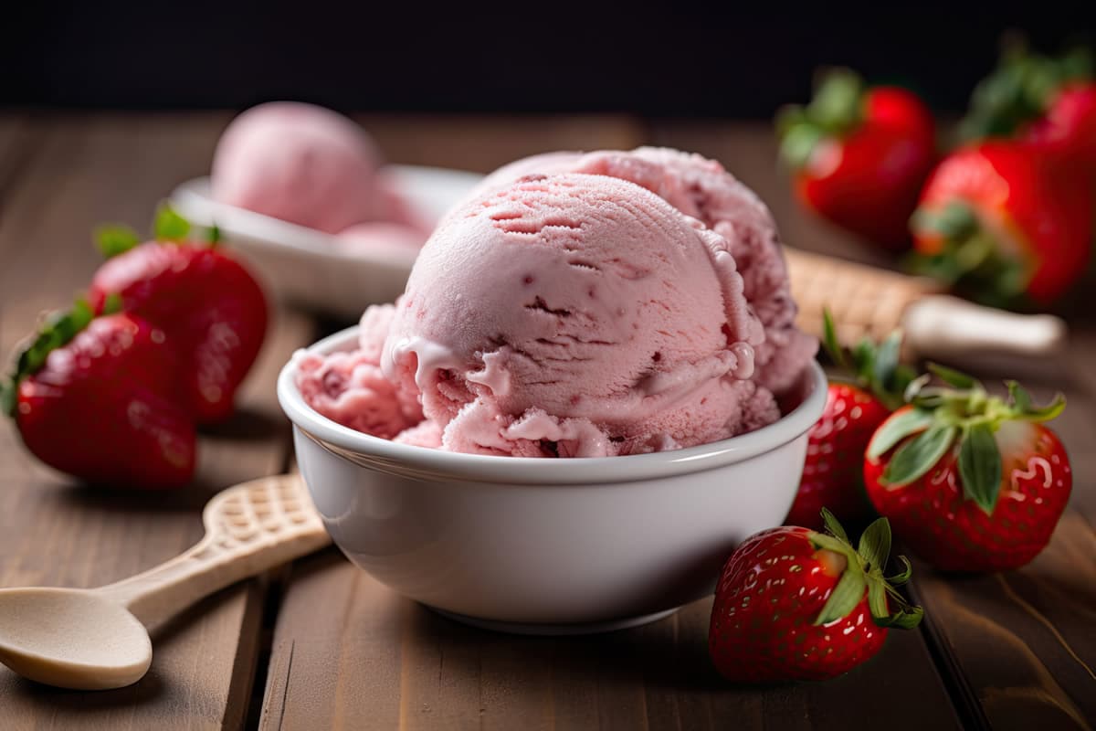 Crème glacée à la fraise sans sorbetière : la friandise estivale idéale