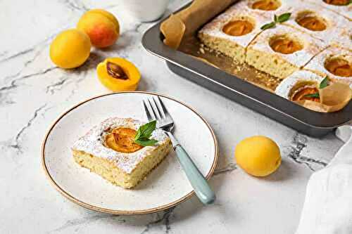 Gâteau léger aux abricots : doux, moelleux et surtout savoureux