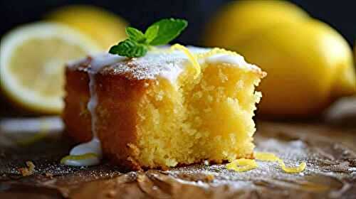 Moelleux au citron : un gâteau facile à préparer