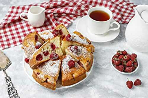 Pain aux framboises et yaourt :  un moelleux plein de saveur