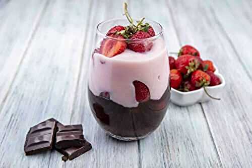 Smoothie Chocolat fraise : délicieux, aussi riche en vitamines