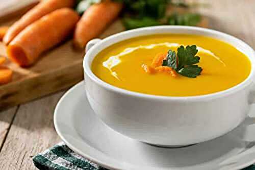 Soupe de carottes à la crème fraîche : délicieuse et réconfortante
