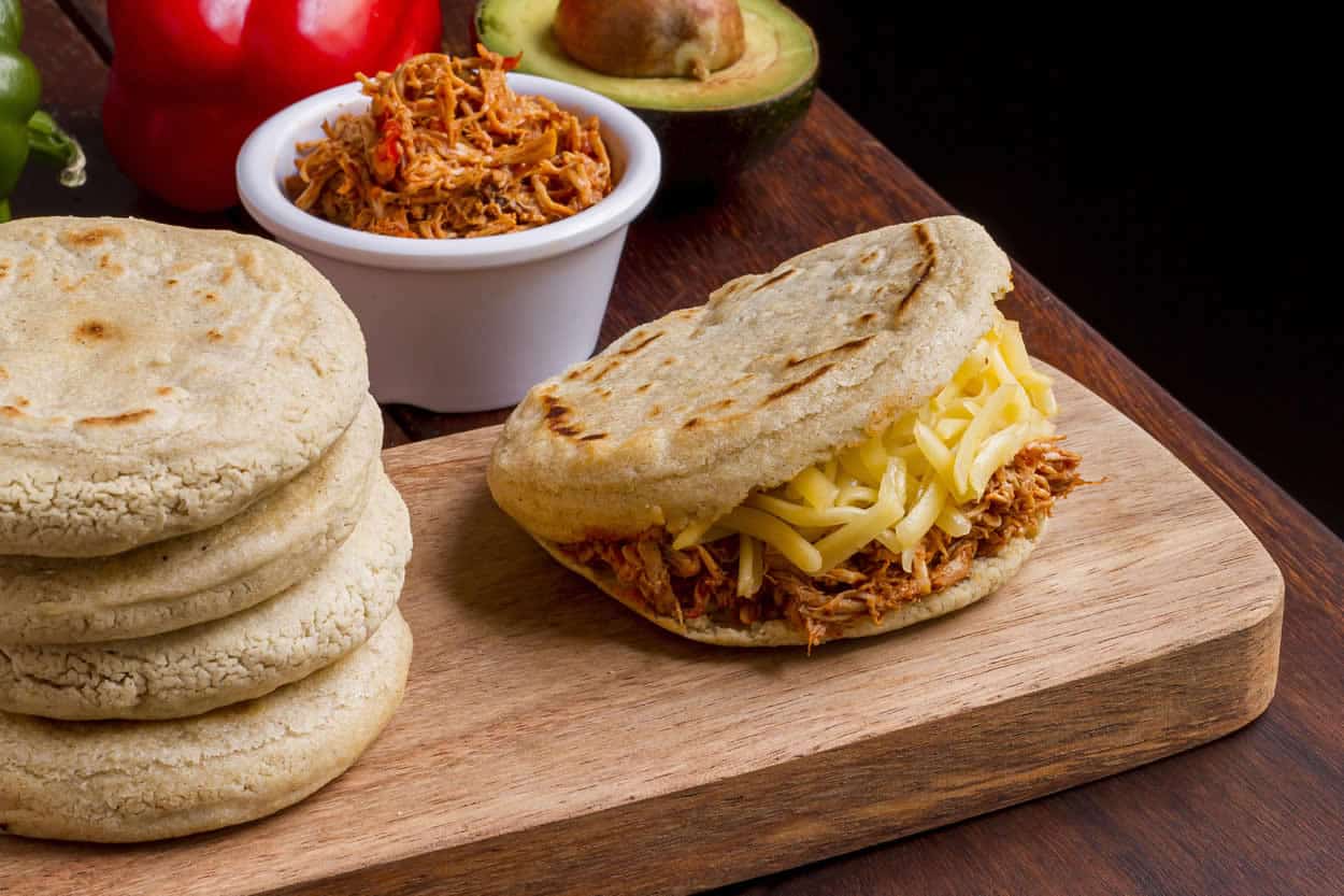 Arepa : un pain de maïs de la cuisine vénézuélienne