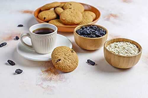 Cookies raisins secs et avoine : une collation pour la mi-journée