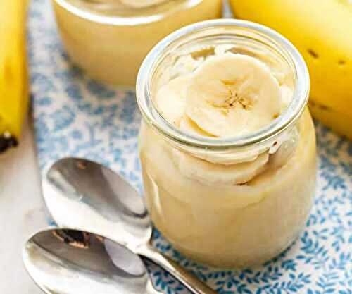 Crème Banane Pour Votre Dessert : son goût divin en font un dessert apprécié de tous