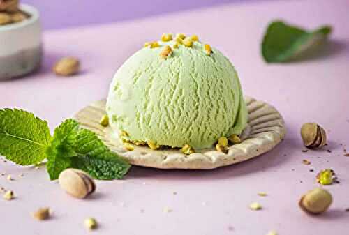Crème glacée à la pistache : friandise crémeuse et onctueuse