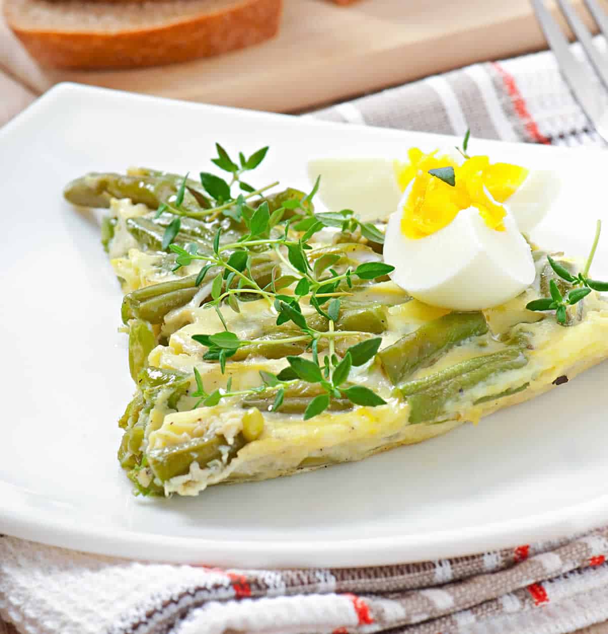 Omelette aux haricots verts : un petit-déjeuner sain et savoureux