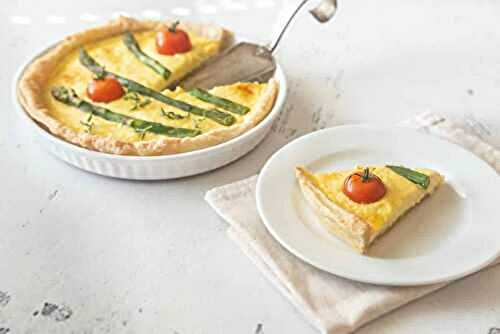 Quiche aux asperges et tomates cerises : un délicieux profil de saveurs