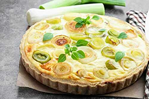 Quiche aux poireaux recette facile : pour un brunch ou un dîner léger