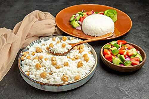 Salade riz et pois chiches : un plat nutritif et délicieux
