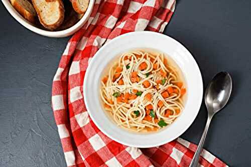 Soupe avec Spaghetti : un délicieux dîner facile et rapide