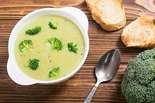 Soupe de brocoli à la crème : savoureuse, saine et consistante