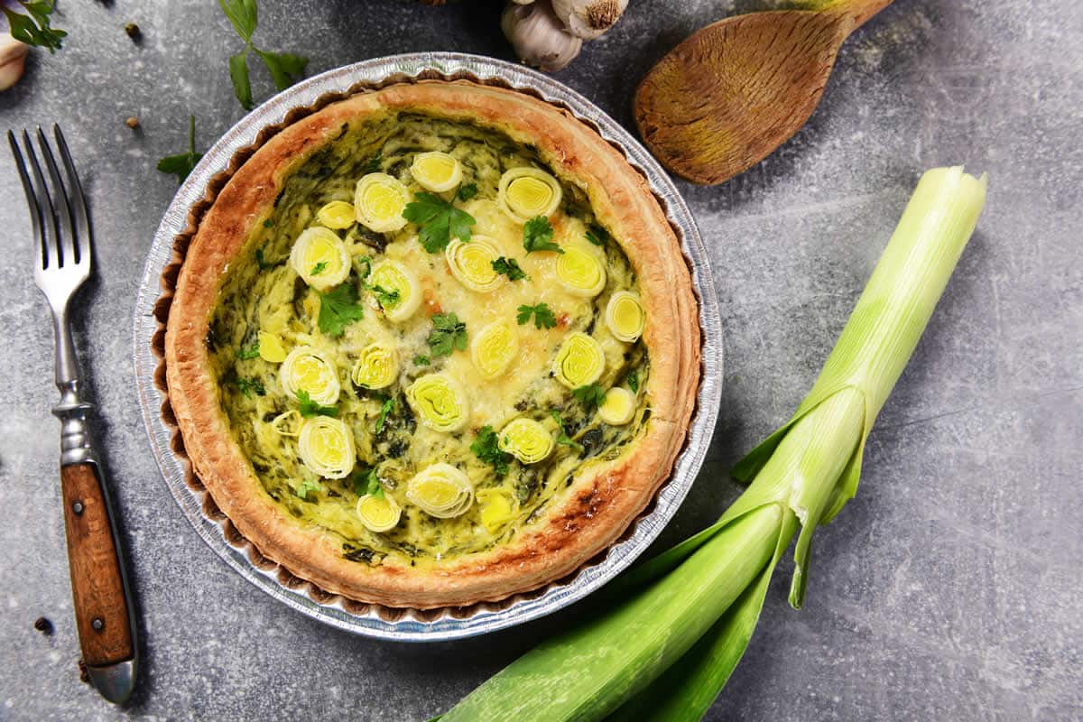 Quiche aux poireaux facile : une délicieuse combinaison de saveurs et de textures