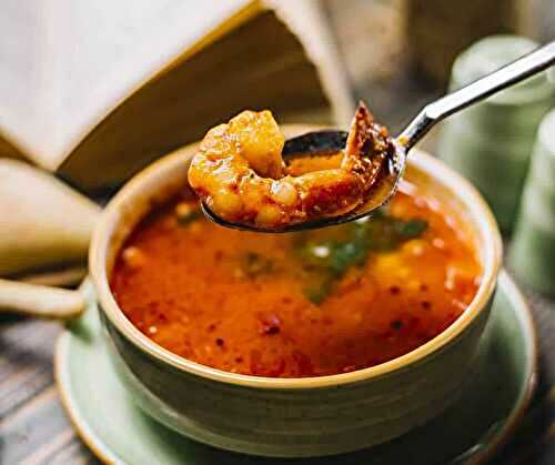 Soupe aux crevettes facile : repas copieux et nourrissant