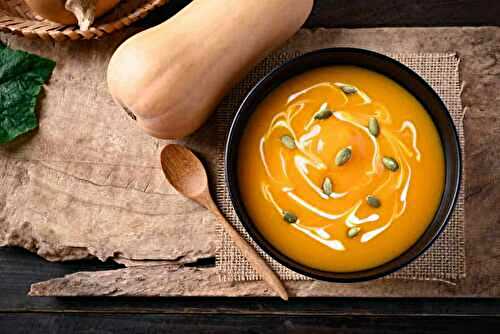 Soupe butternut et patate douce : un plat copieux et délicieux