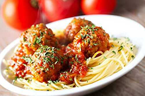 Boulettes de viande sauce tomate