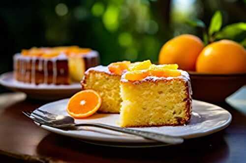Cake à l'orange super moelleux : un délicieux dessert