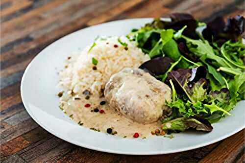 Recette paupiette de veau à la crème et champignons