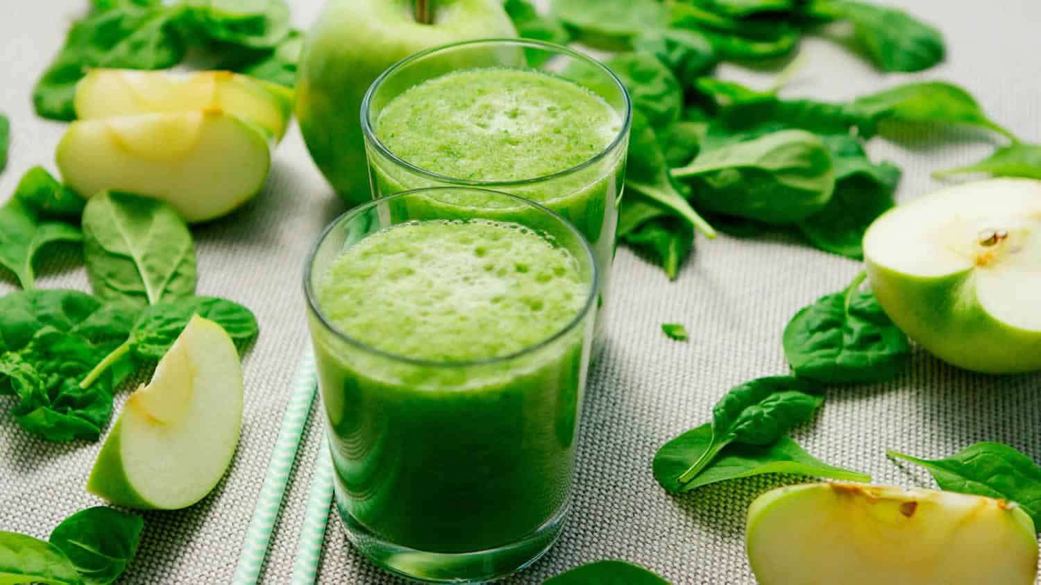 Smoothie épinards pomme : un puissant apport en nutriments