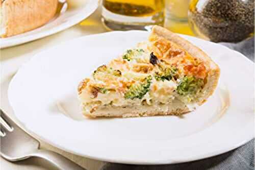 Tarte brocoli saumon