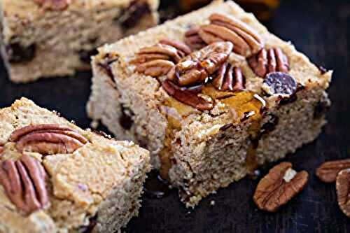 Blondies Chocolat et Noix de Pécan